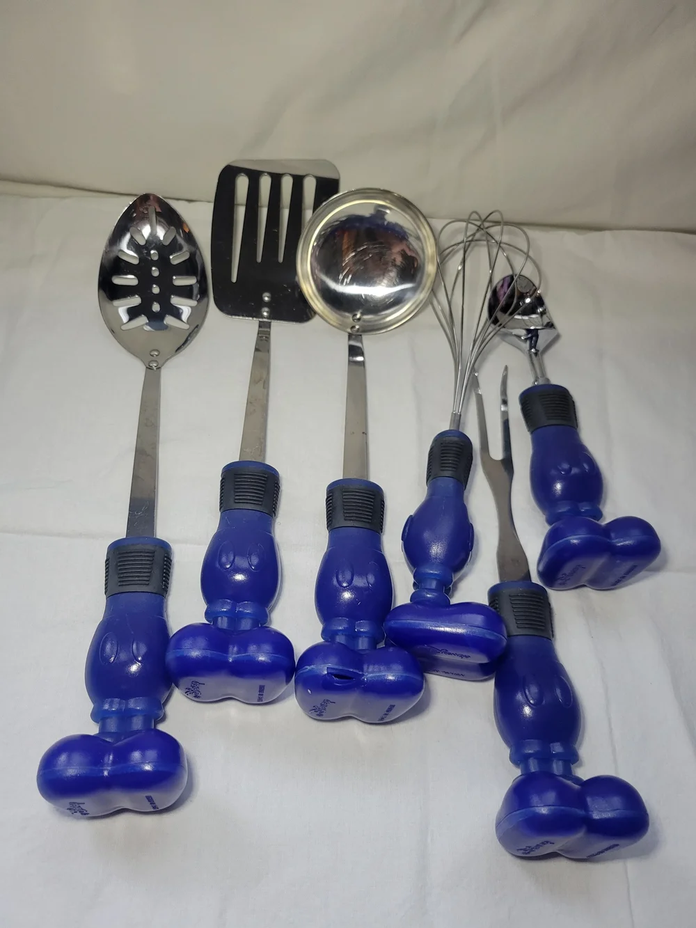DISNEY Mickey Mouse Blue Kitchen Utensil Set - 6-Piece Home Kitchen Tools